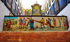 Alexander Nevsky Church Jerusalem Stairs to the Calvary