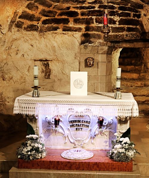Church of Annunciation front Crypt
