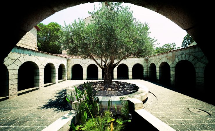 Church of Multiplication courtyard