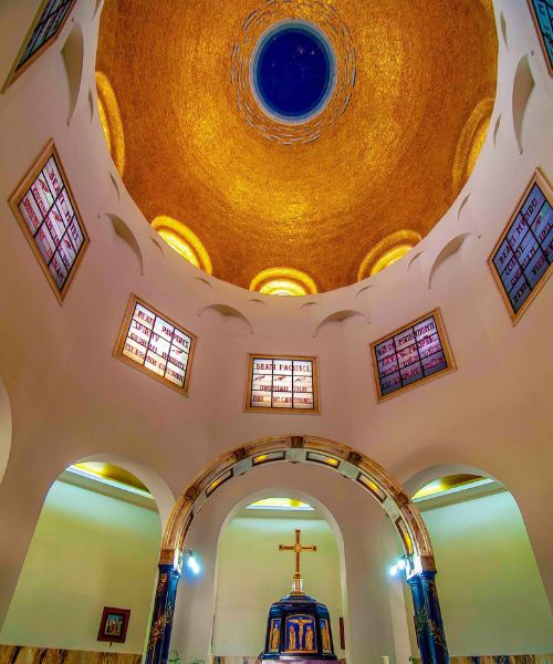 Church of beatitudes dome