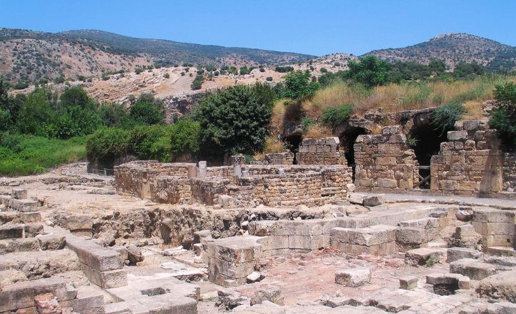 Agrippas palace. Caeserea Pillippi Banias
