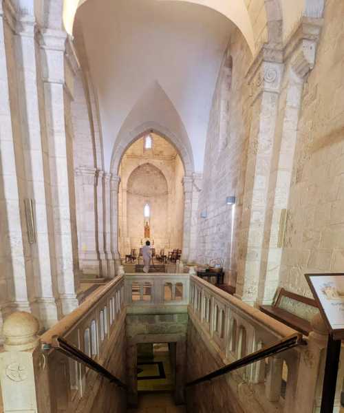 St. Anne's Church 2026, Stairs to Crypt